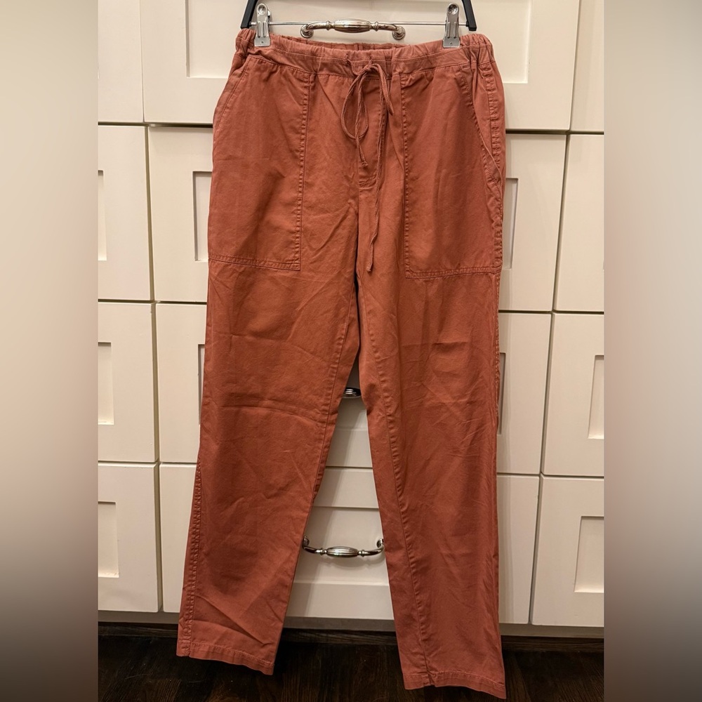 Velvet by Graham & Spencer Relaxed Drawstring Pants Pink Mauve Anthropologie XS
